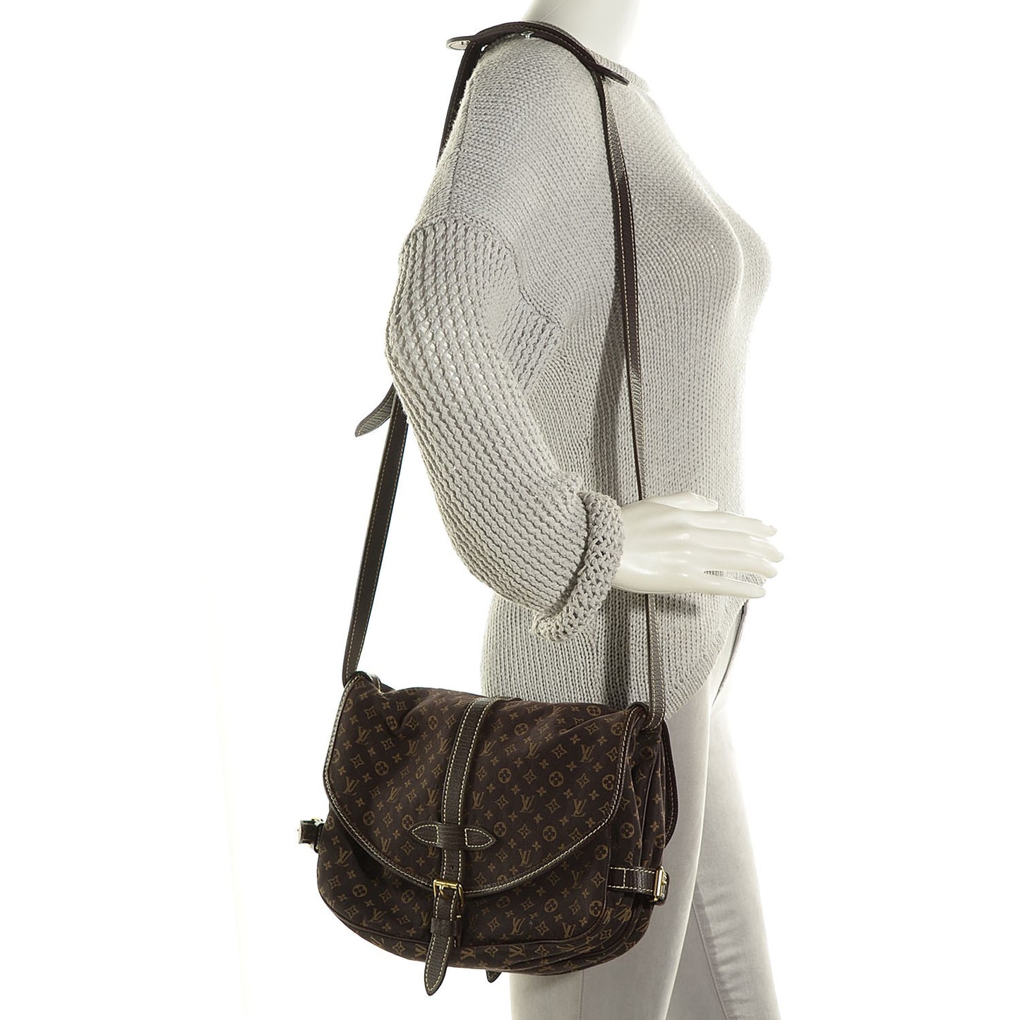 Monogram Mini Lin Saumur Ebene