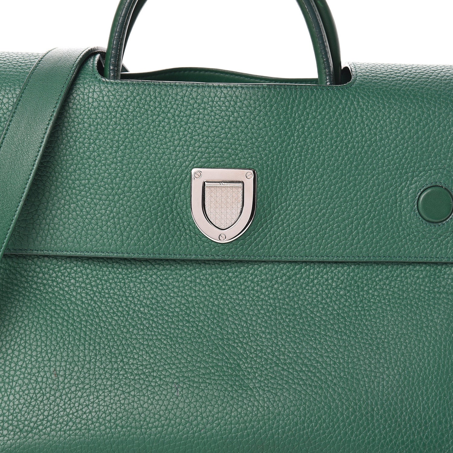 Christian Dior Bullcalf Large Diorever Flap Green 13 of 13