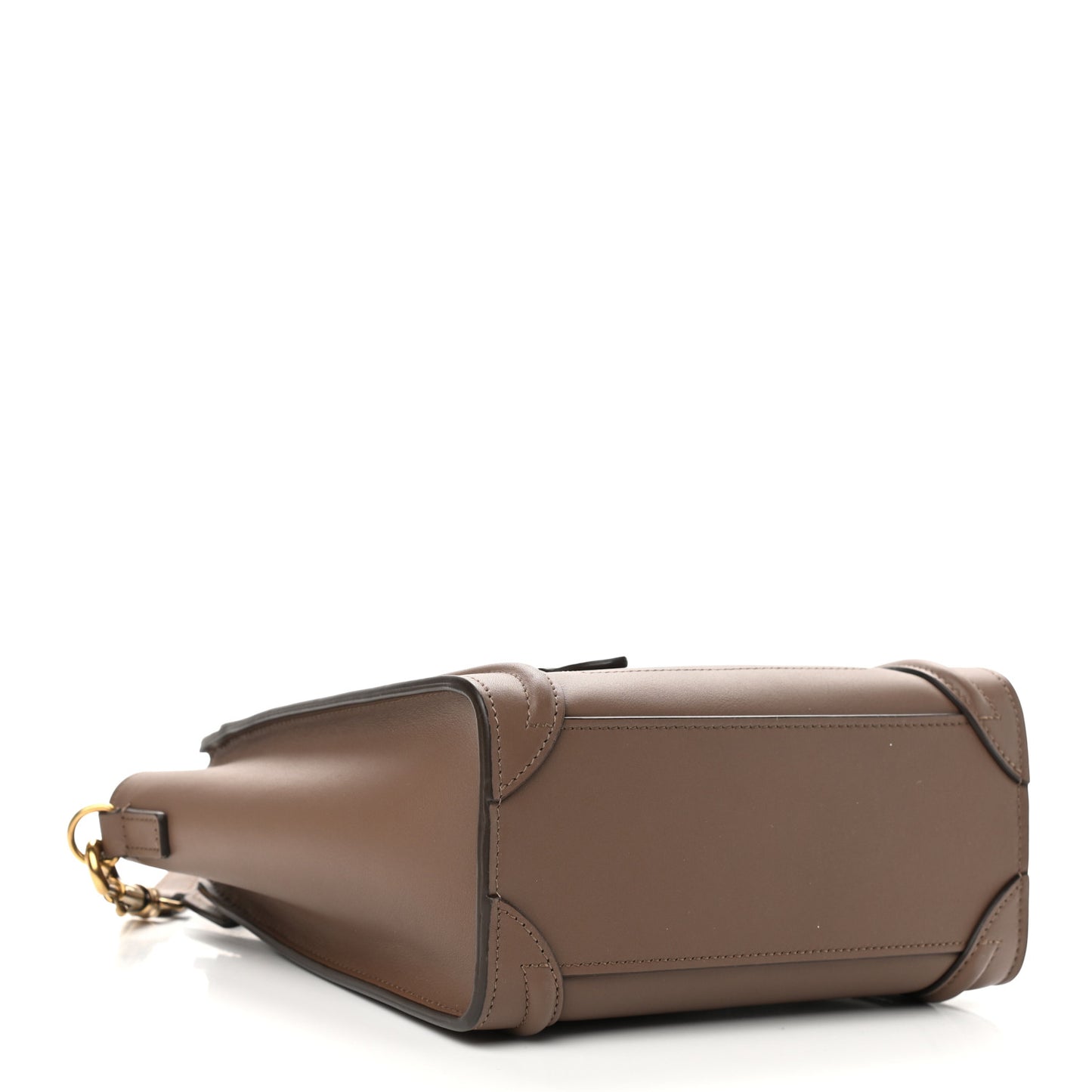 Smooth Calfskin Nano Luggage Camel