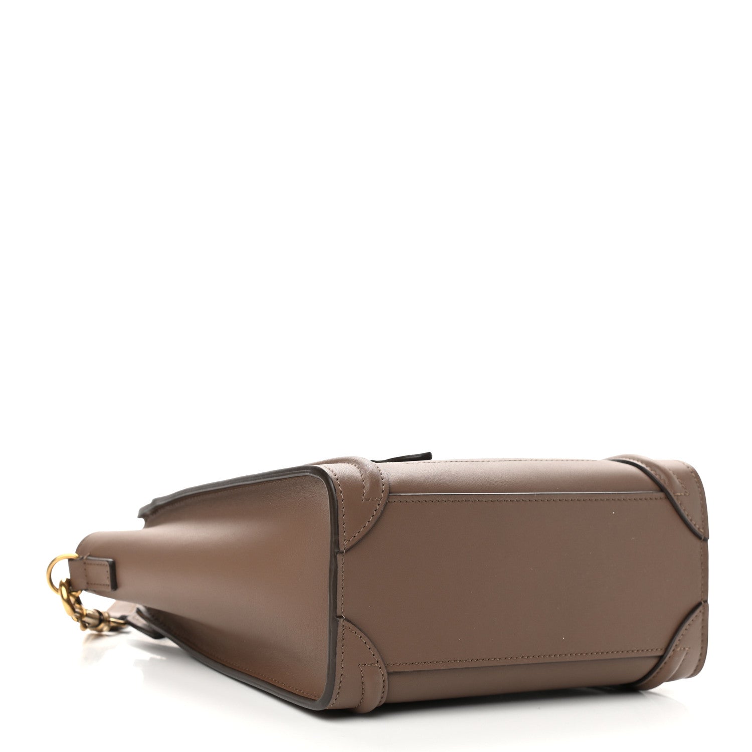 Celine Smooth Calfskin Nano Luggage Camel 4 of 10