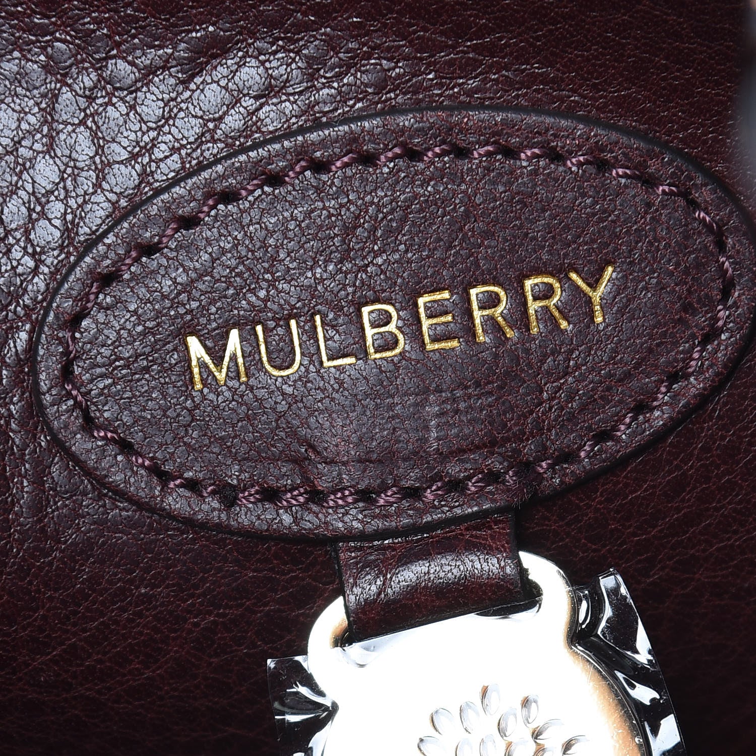 Mulberry Natural Leather Bayswater Oxblood 6 of 13
