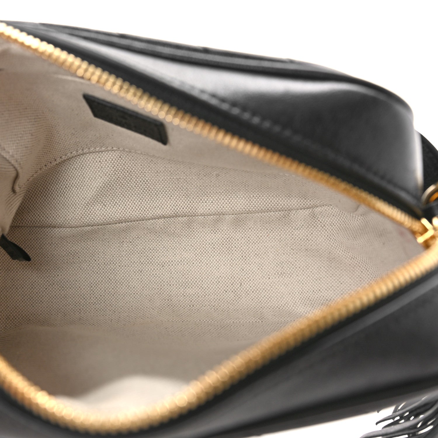 Gucci Sakai Be Green Calfskin Diagonal Stitched Small Blondie Shoulder Bag Black 5 of 8