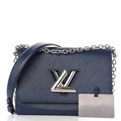 Louis Vuitton Epi Twist Shoulder Bag MM Indigo 10 of 10