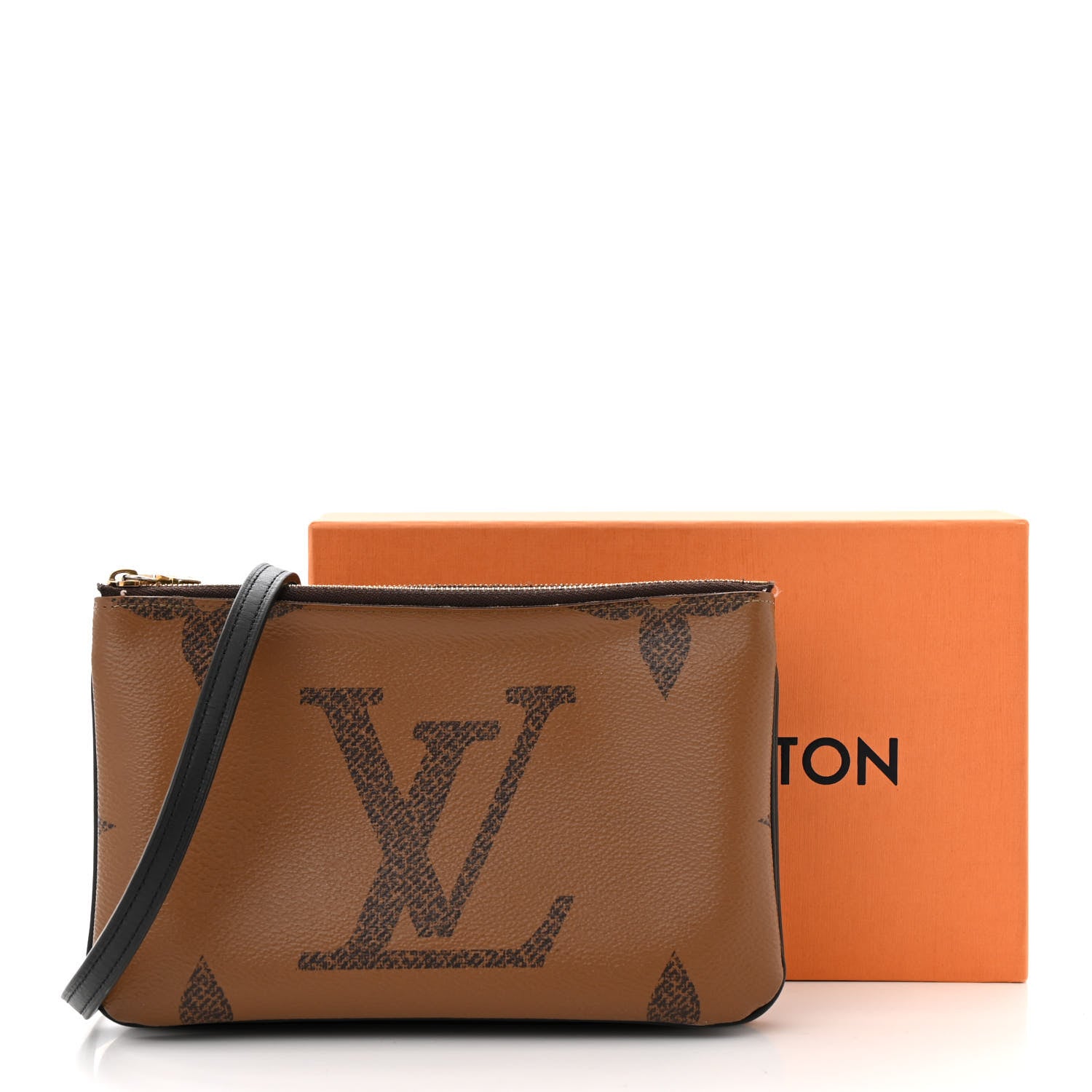 Louis Vuitton Reverse Monogram Giant Double Zip Pochette 13 of 13