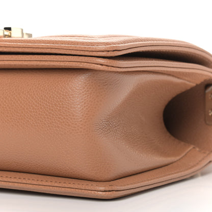 Chanel Caviar Quilted Small Boy Flap Brown 9 of 9
