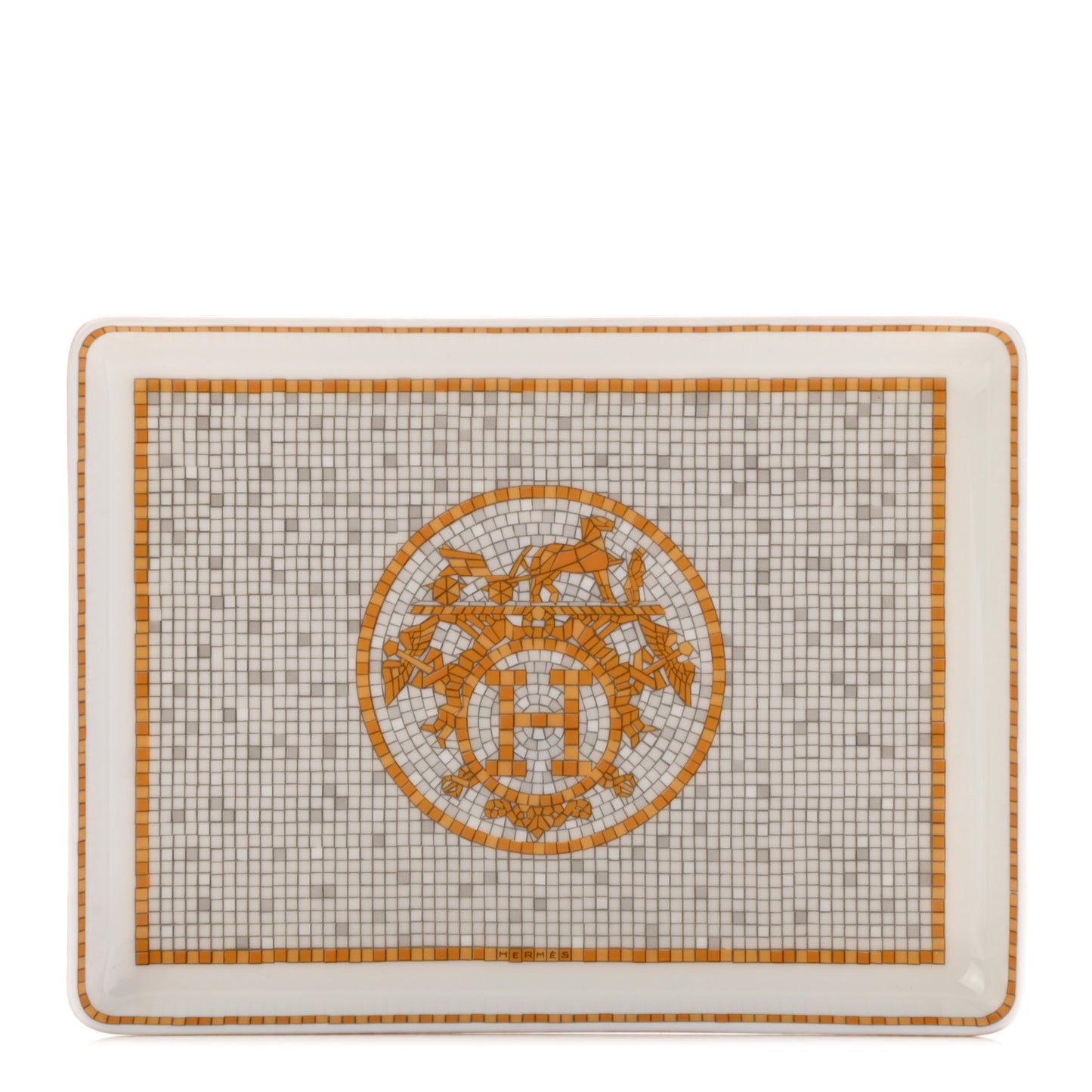 Porcelain Mosaique au 24 Gold Sushi Plate