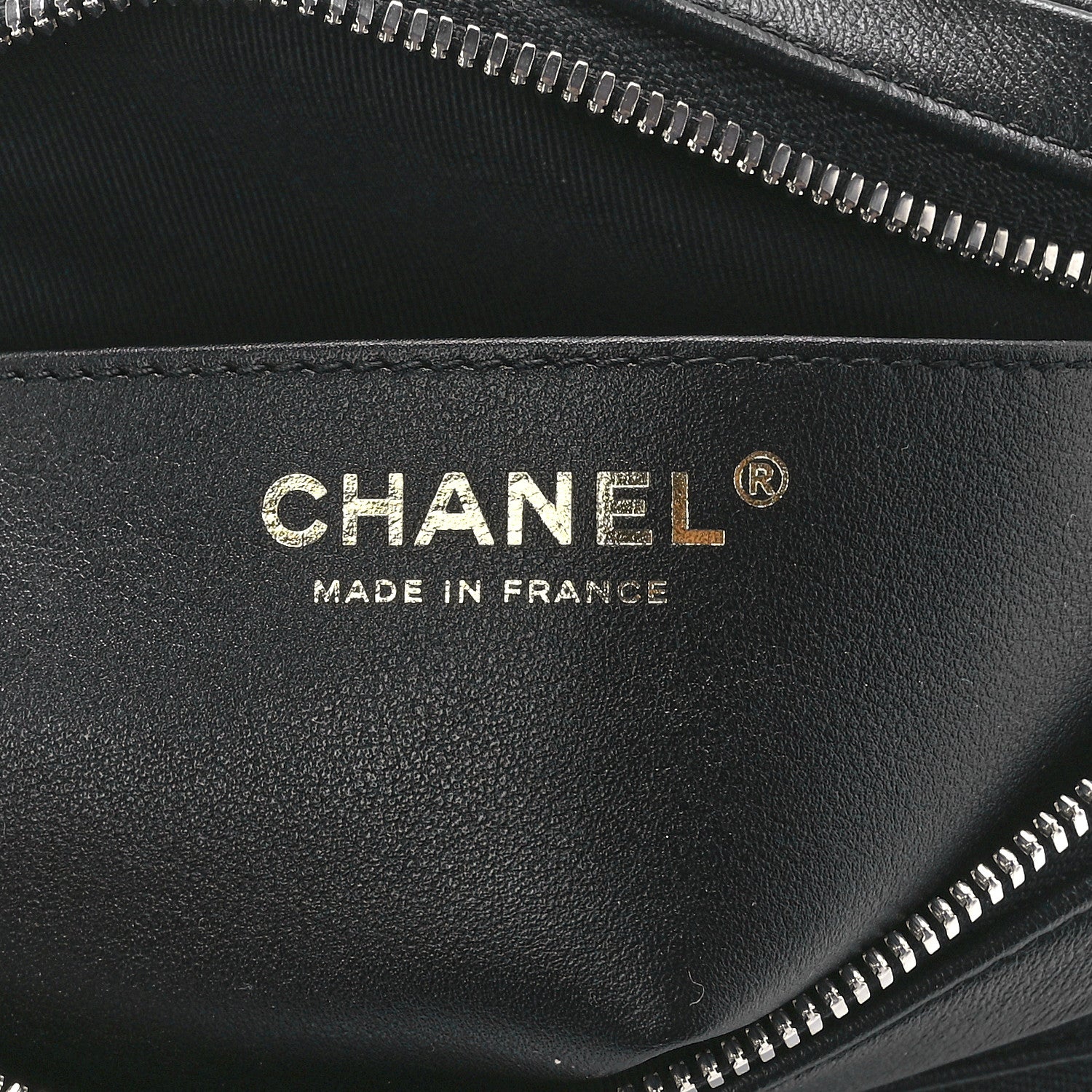 Chanel Calfskin Quilted Small Camera Case Black 6 of 12