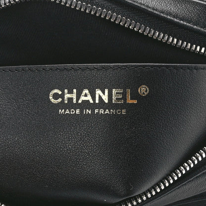 Chanel Calfskin Quilted Small Camera Case Black 6 of 12