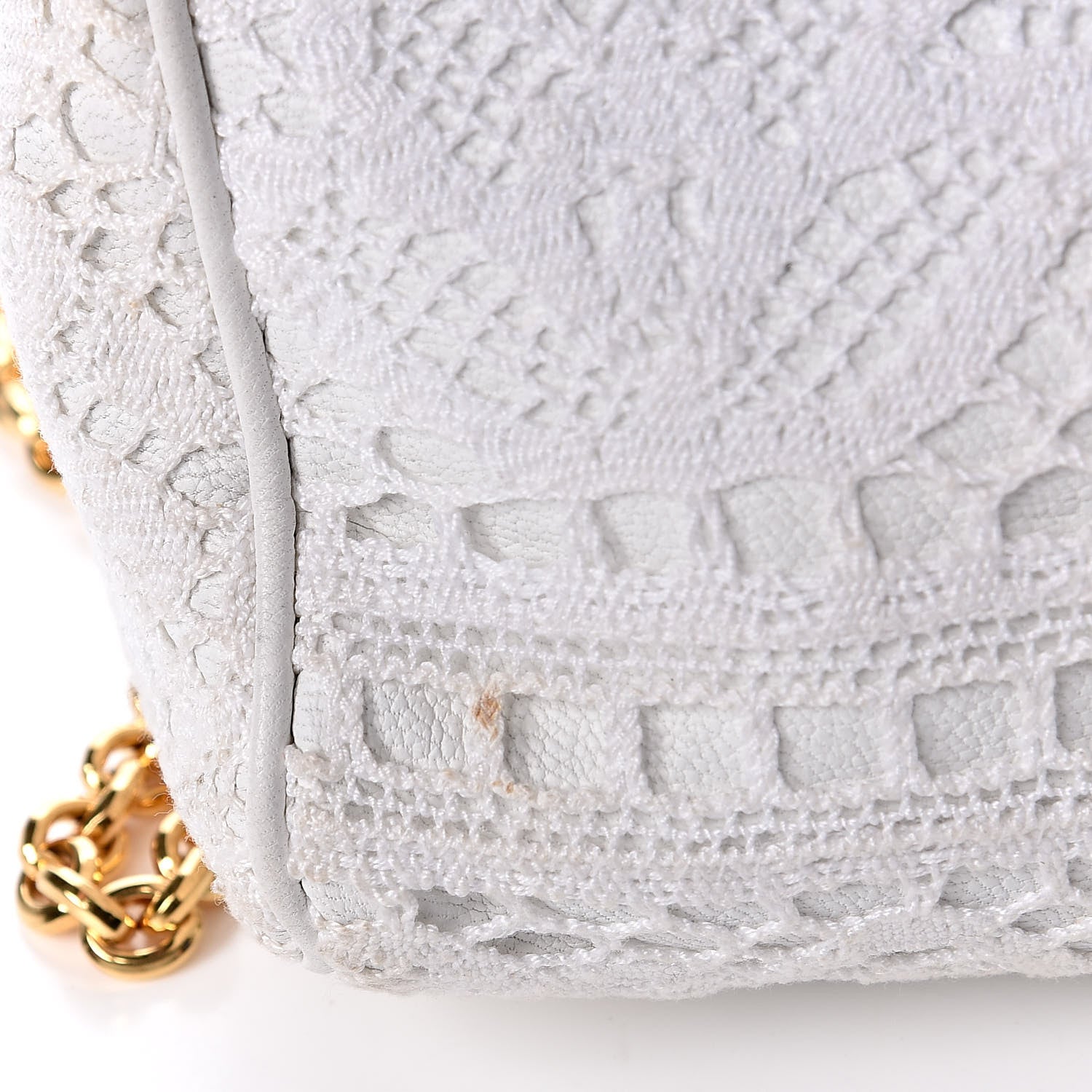 Dolce & Gabbana Calfskin Lace Small Miss Sicily Satchel White 9 of 13
