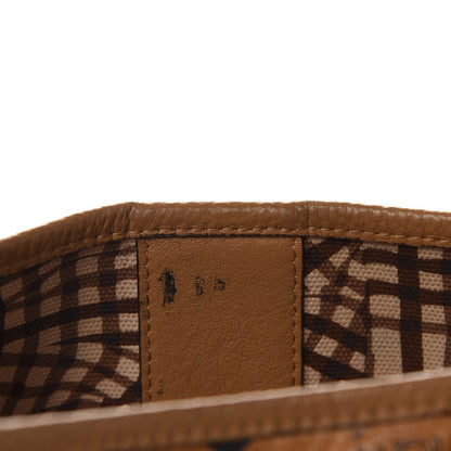 MCM Visetos Medium Liz Reversible Shopper Tote Cognac 10 of 21