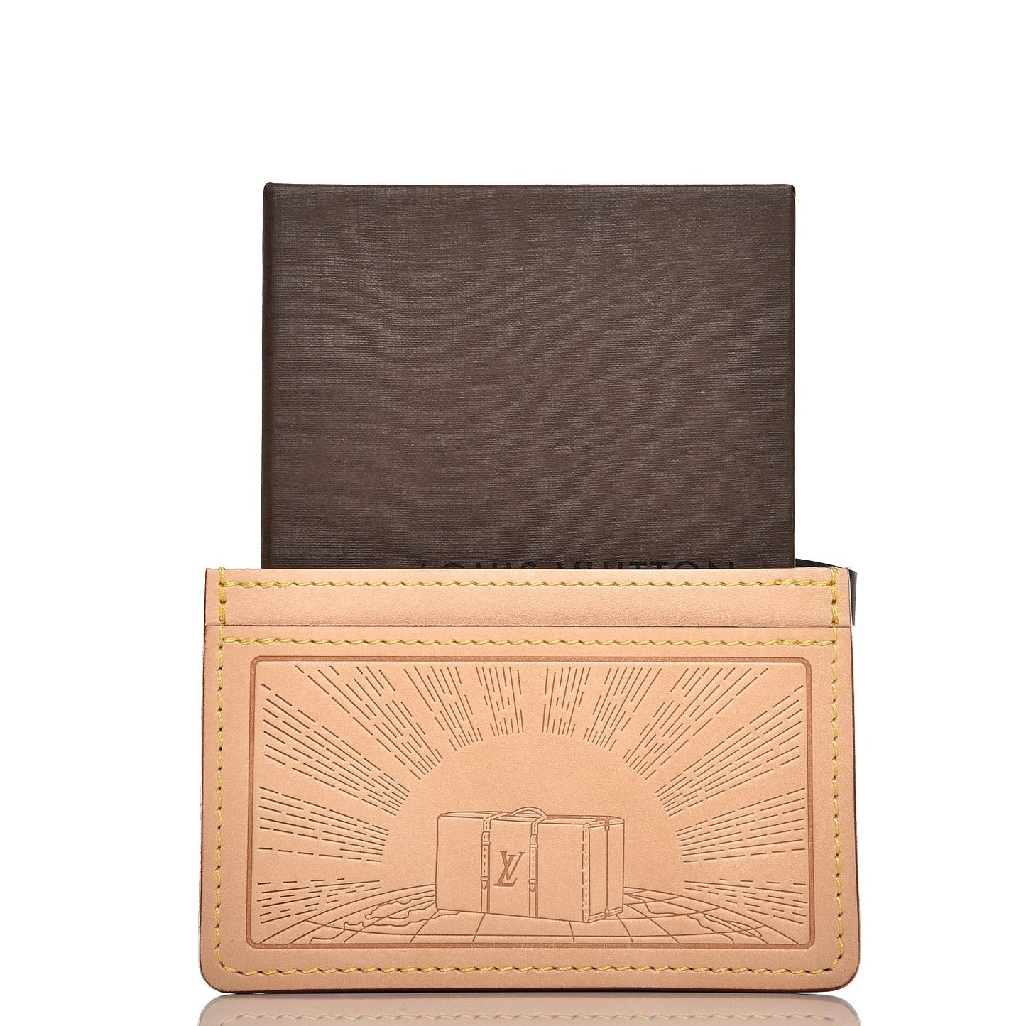 Vachetta Voyages Card Holder