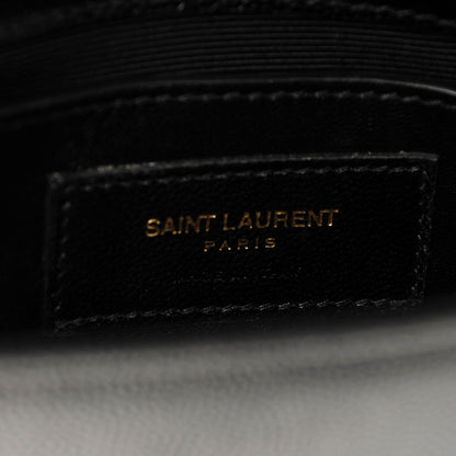 Saint Laurent Grain De Poudre Small Monogram Kate Satchel Black 7 of 7