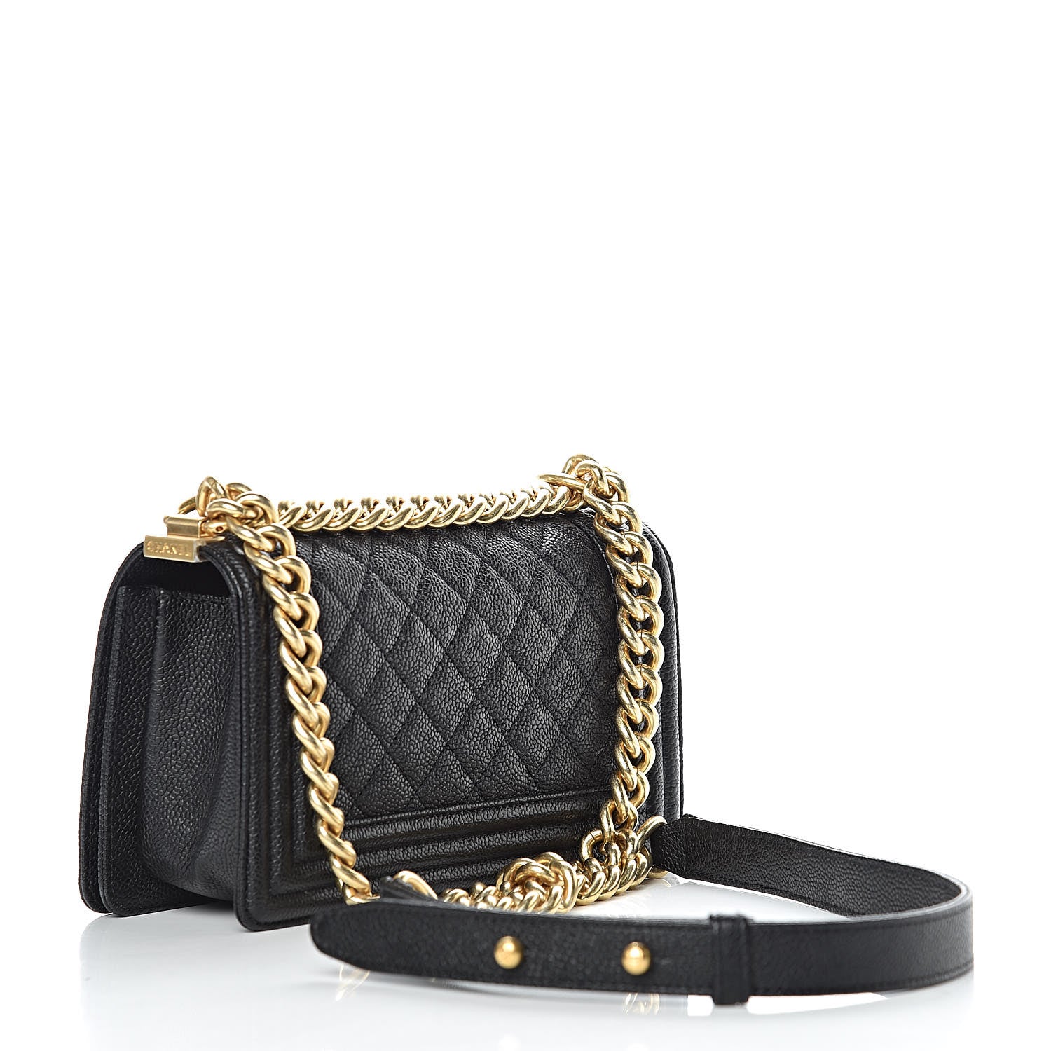 Chanel Caviar Quilted Small Boy Flap Black 3 of 13