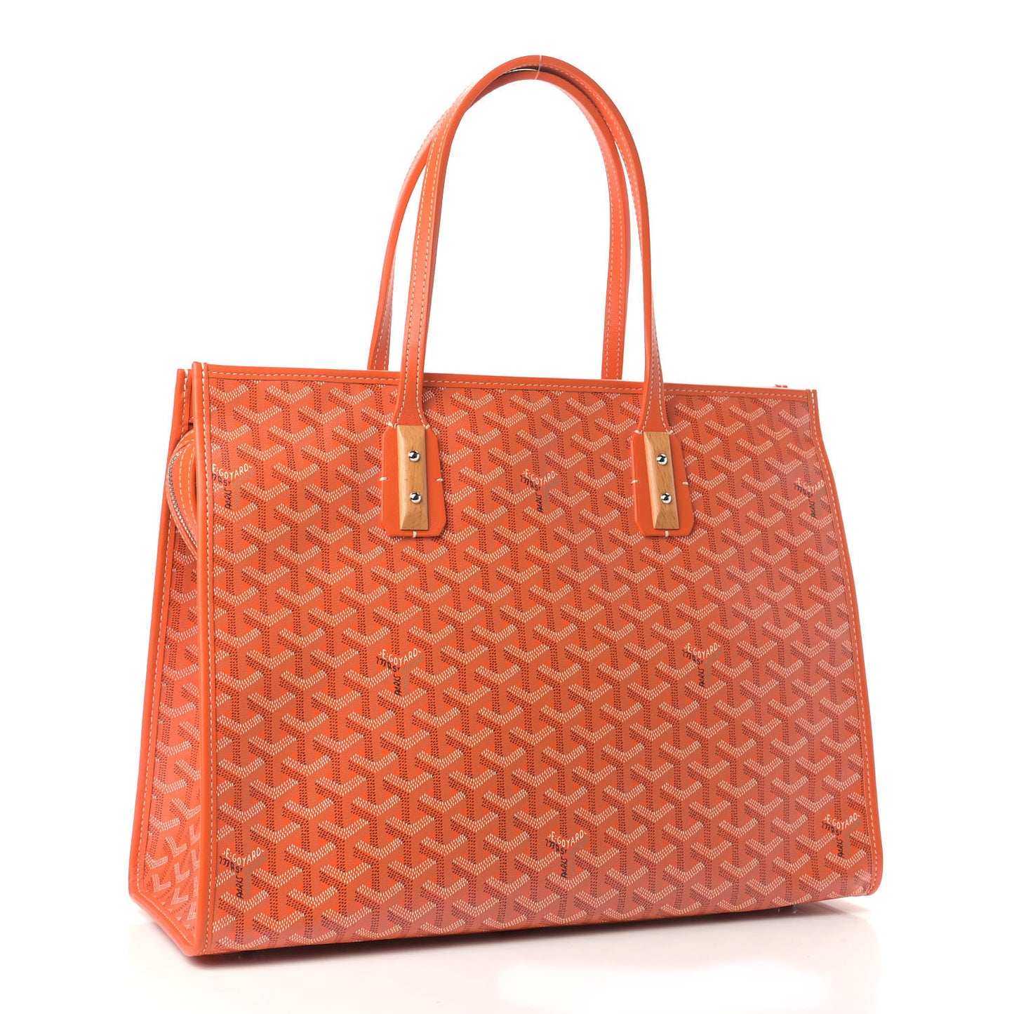 Goyardine Marquises Tote Orange