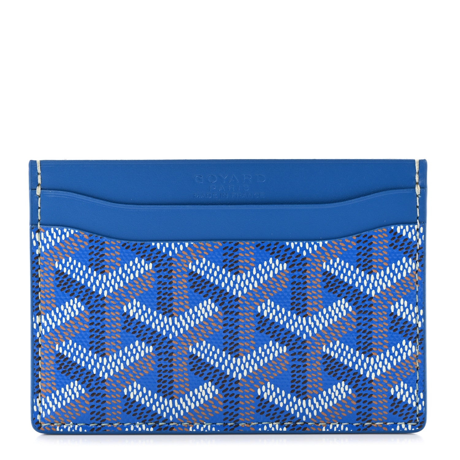 Goyard Goyardine Saint Sulpice Card Holder Sky Blue 1 of 7