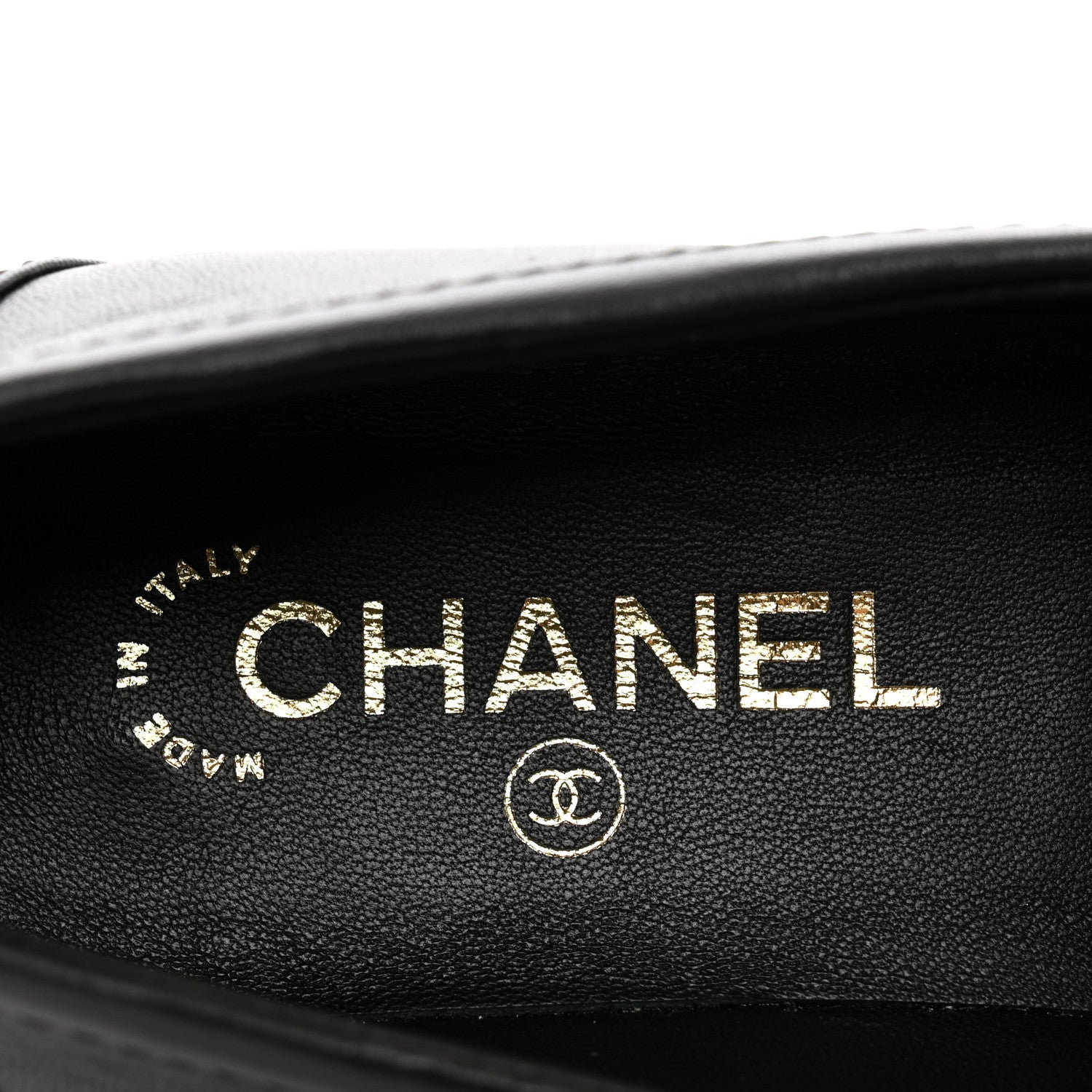 Chanel Lambskin Quilted CC Turnlock Loafers 39 Black 7 of 9