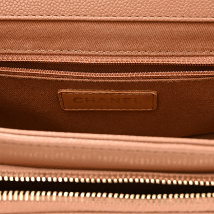 Chanel Caviar Quilted Medium Business Affinity Flap Brown 7 of 12