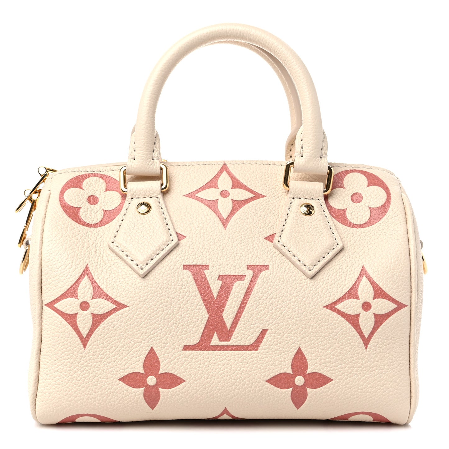 Empreinte Monogram Giant Speedy Bandouliere 20 Creme Rose Trianon