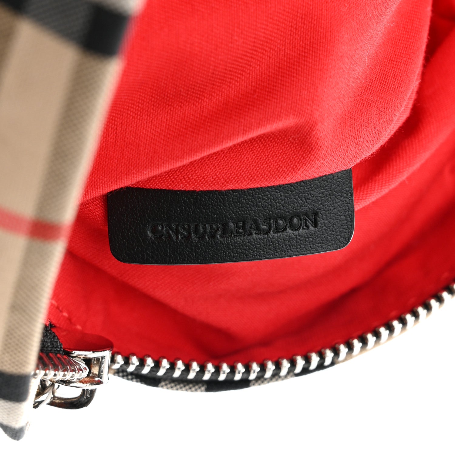 Burberry Nylon Vintage Check Medium Sonny Bum Bag Archive Beige Black 9 of 13