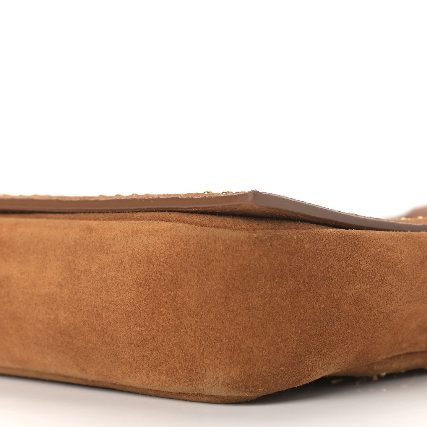 Suede Studded Monogram Kate 99 Cinnamon