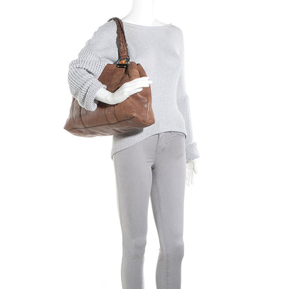 Gucci Guccissima Leather Bamboo Bar Medium Tote 2 of 7