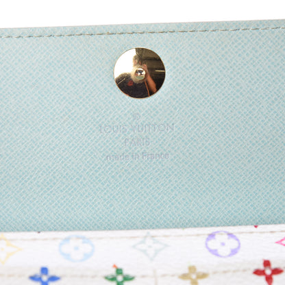Louis Vuitton Monogram Multicolor Sarah Wallet White 6 of 10