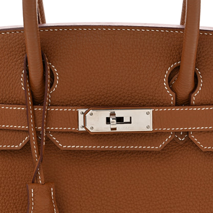 Hermes Togo Birkin 30 Gold 7 of 12
