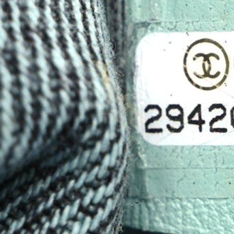 Chanel Washed Denim Quilted Denimpression Backpack Blue Black 8 of 8