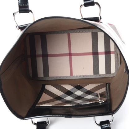 Burberry Supernova Check Tote Black 7 of 13