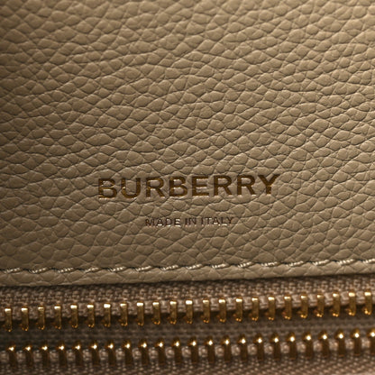 Burberry Grainy Calfskin Medium Title Bag Honey 6 of 9