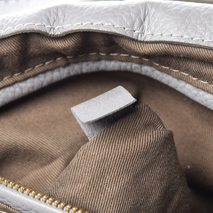 Chloe Calfskin Medium Marcie Top Handle Bag Cashmere Grey 8 of 19