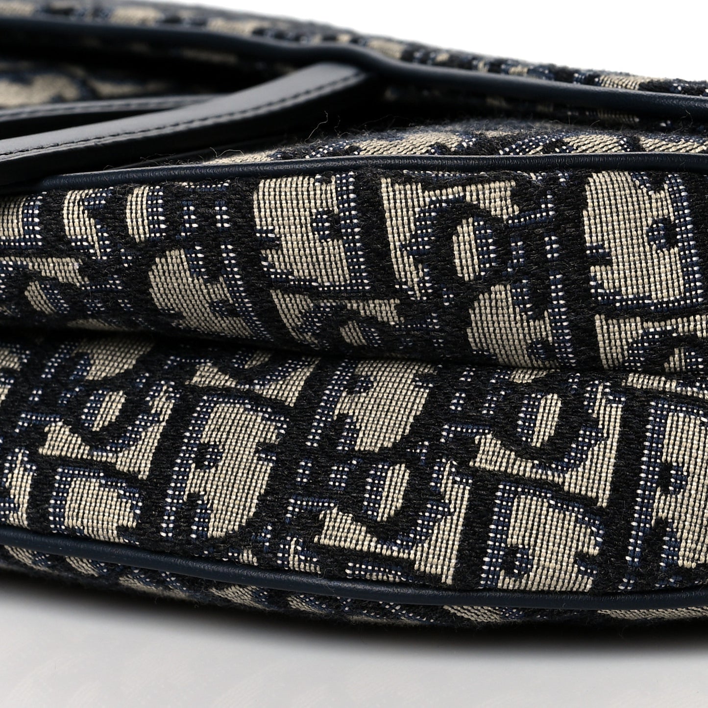 Oblique Saddle Bag Blue