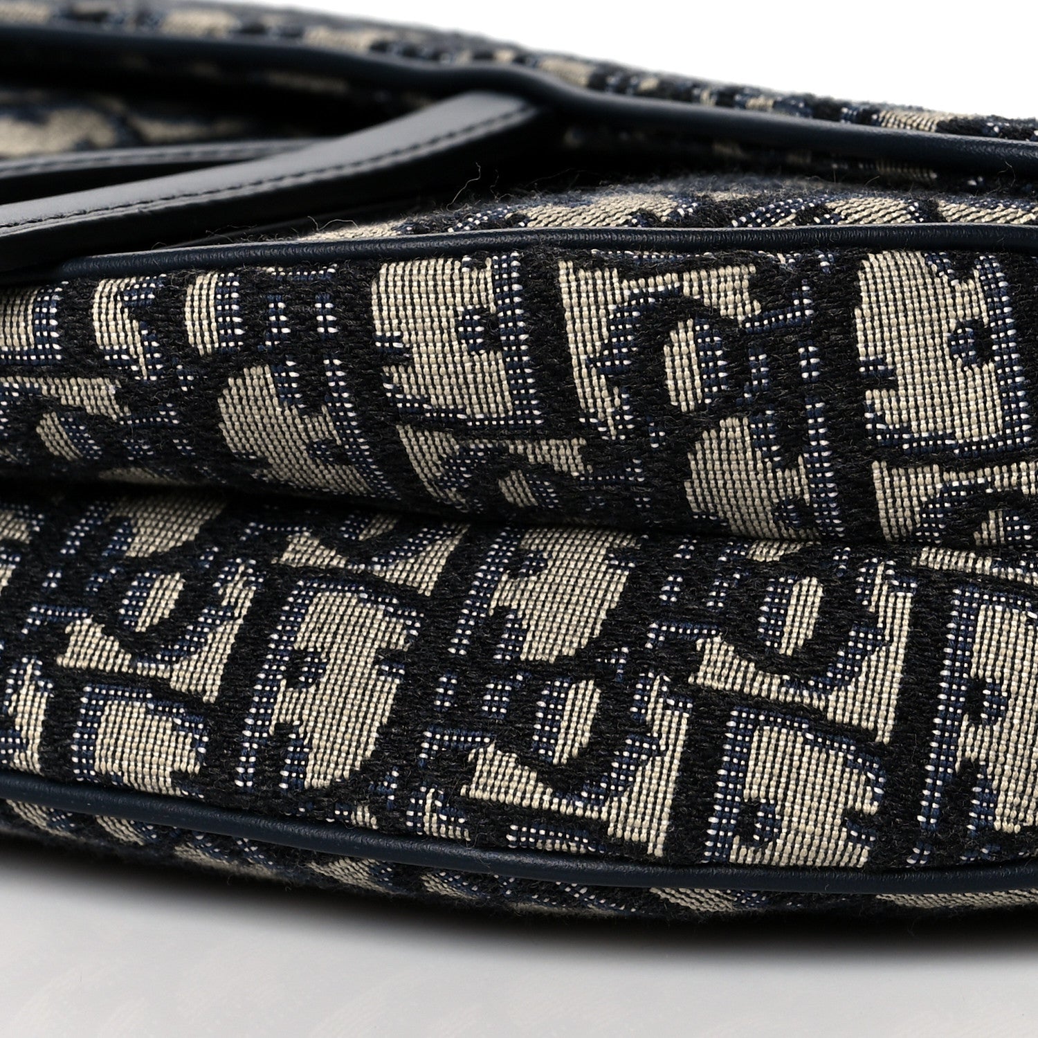 Christian Dior Oblique Saddle Bag Blue 10 of 10
