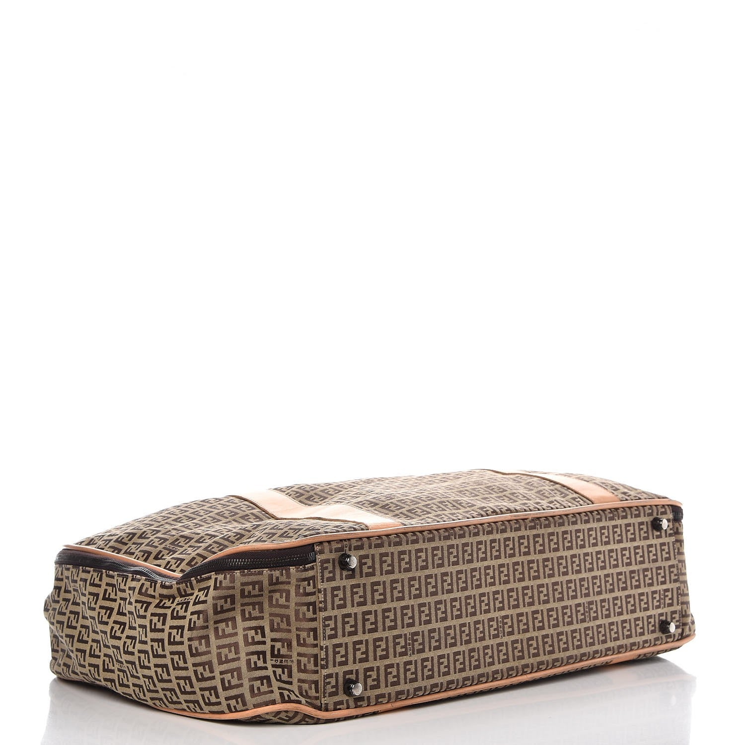 Fendi Zucchino Large Travel Bag Tan 4 of 14