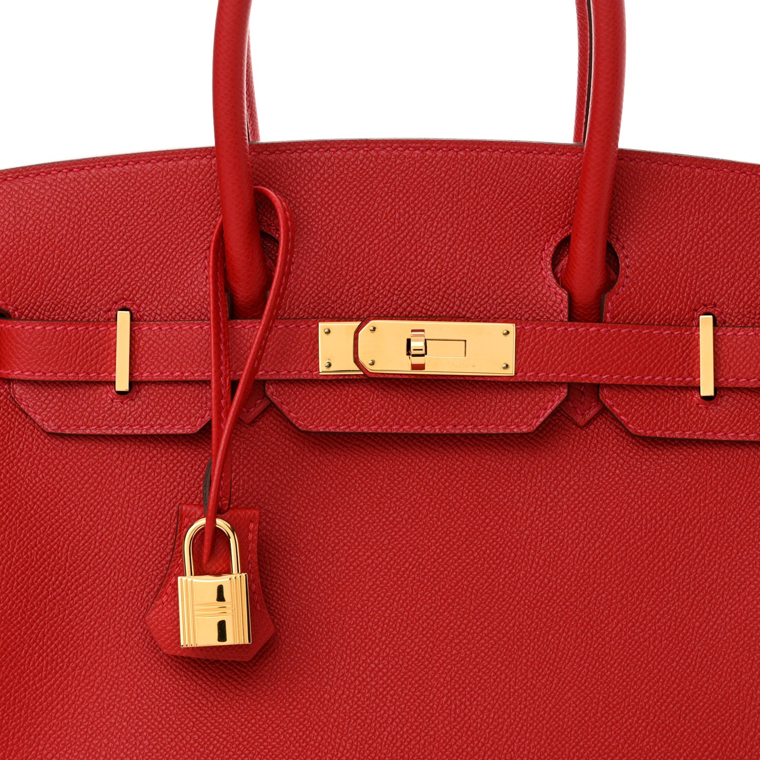 Hermes Epsom Birkin 30 Rouge Casaque 8 of 11