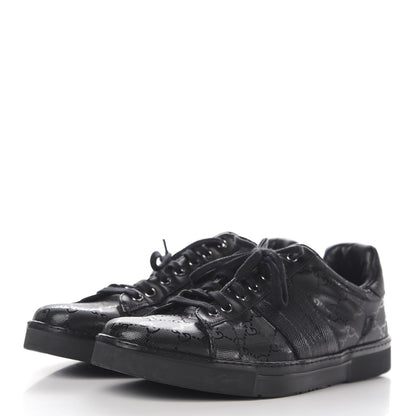 Gucci Imprime Monogram Mens Sneakers 9.5 Black 3 of 8