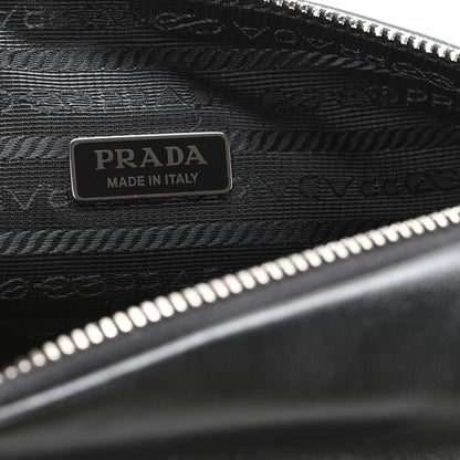Prada Grace Lux Triangle Shoulder Bag Black 7 of 11