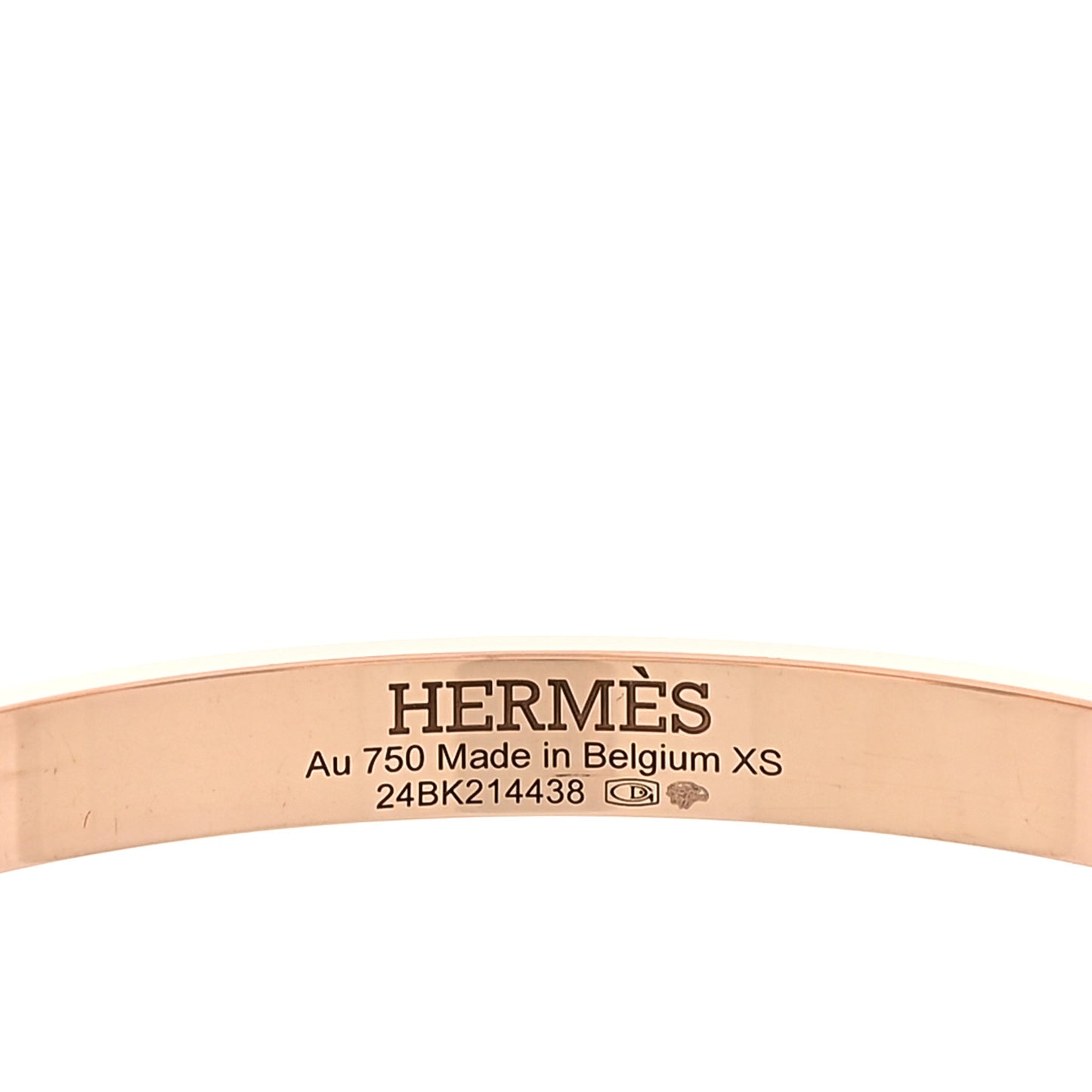 18K Rose Gold Diamond PM Kelly Pave Bracelet XS