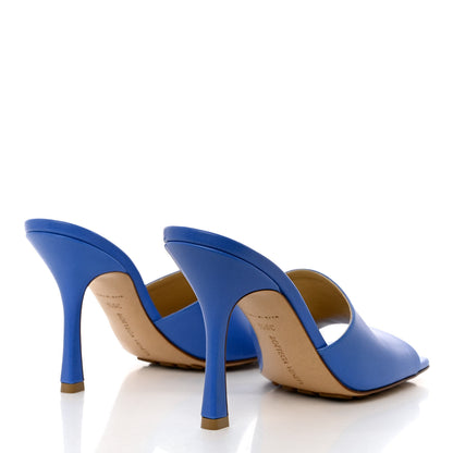 Bottega Veneta Lambskin Stretch Mule Sandals 39.5 Aquarium 4 of 9