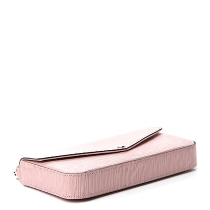Louis Vuitton Epi Pochette Felicie Rose Ballerine 4 of 12