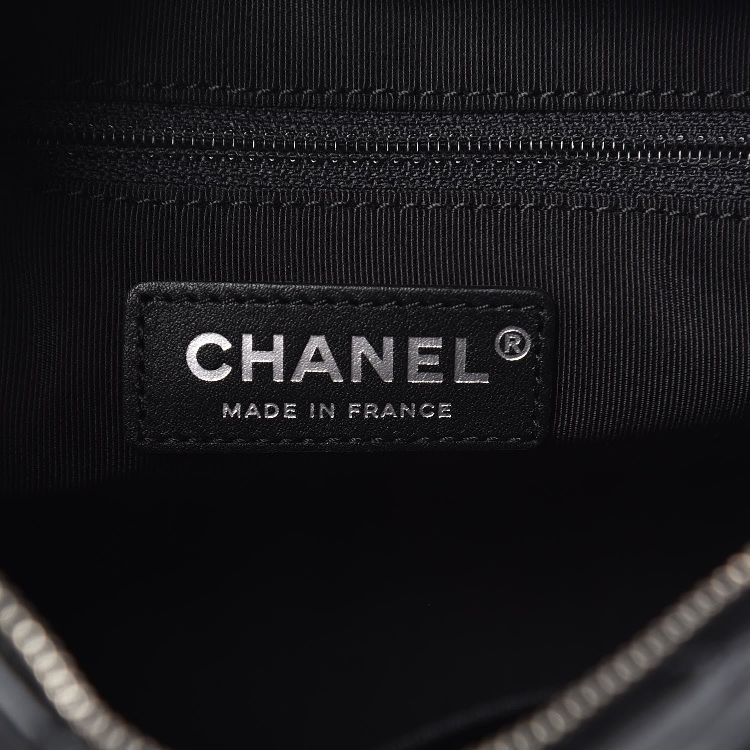 Chanel Aged Calfskin Quilted Large Working Vibe Camera Case Black 6 of 11