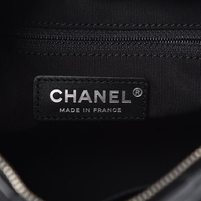 Chanel Aged Calfskin Quilted Large Working Vibe Camera Case Black 6 of 11