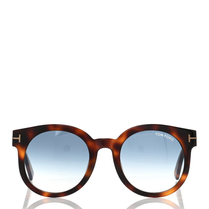 Tom Ford Janina Round Sunglasses Tortoise Black 2 of 8