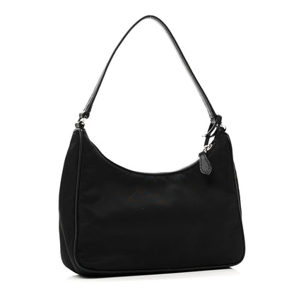 Prada Tessuto Nylon Saffiano Re-Edition 2005 Bag Black 3 of 10