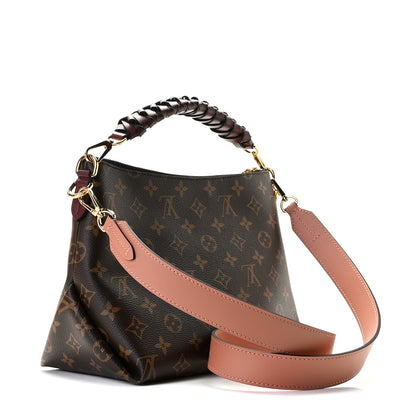 Louis Vuitton Monogram Beaubourg Hobo Mini Bordeaux Red Peach Safran Blue Jean Blue 3 of 11