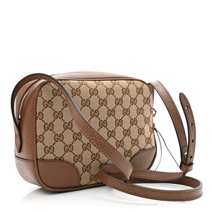 Gucci Monogram Mini Bree Messenger Bag Beige Tabacco 3 of 10