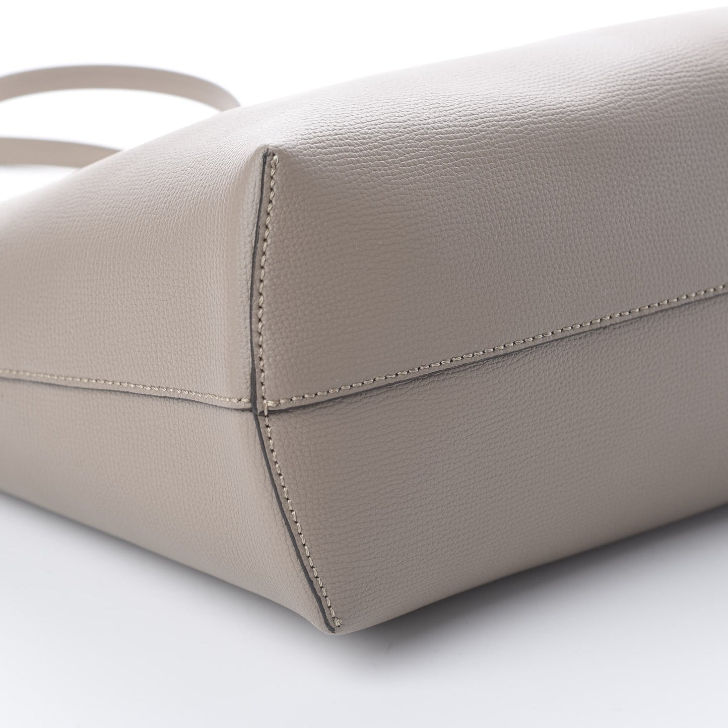 Vitello Vienna Enamel F is Fendi Shopping Tote Tortora Taupe