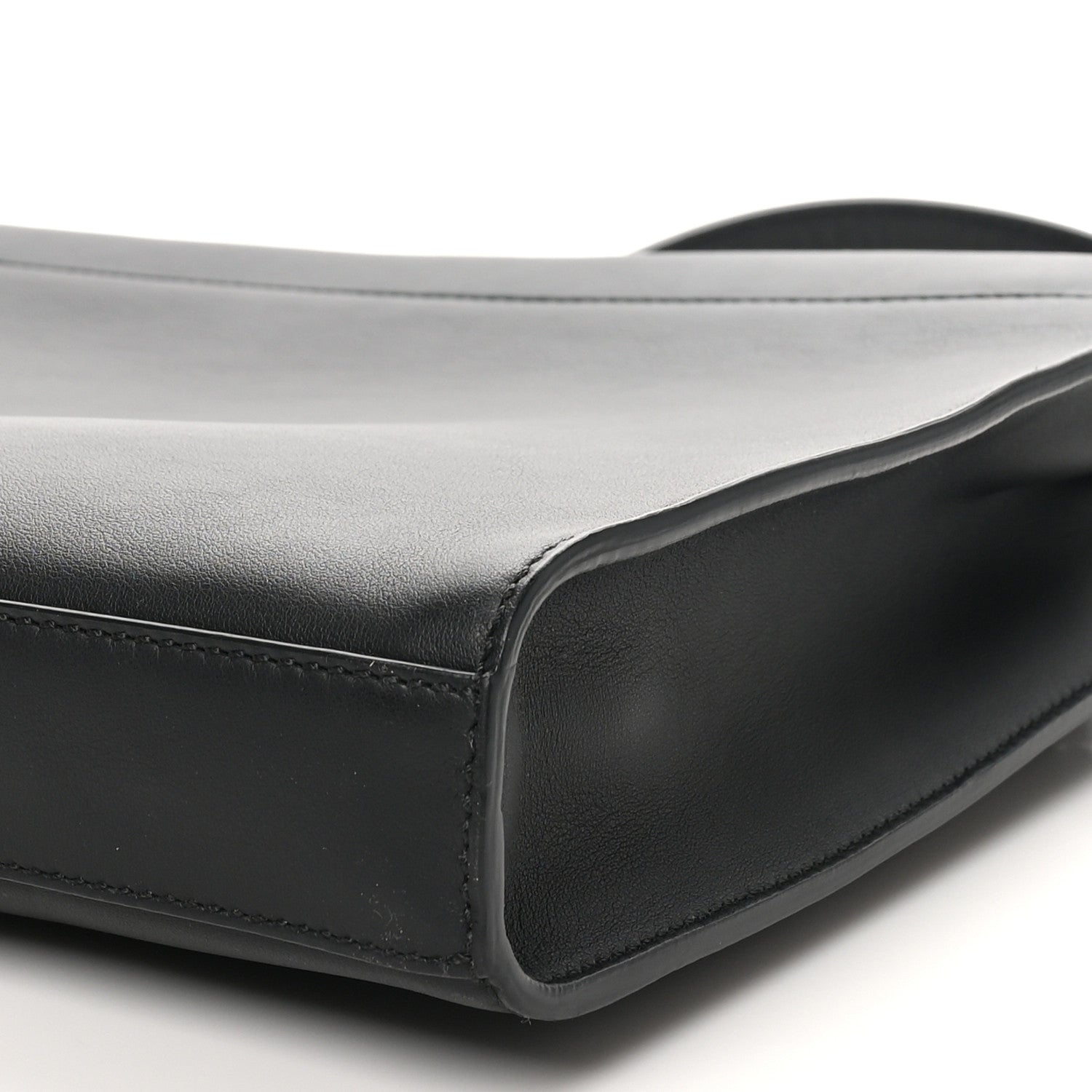 Fendi Vitello Grace Opaco Metal Monster Eyes Large Peekaboo Iconic Fit Satchel Black 10 of 10