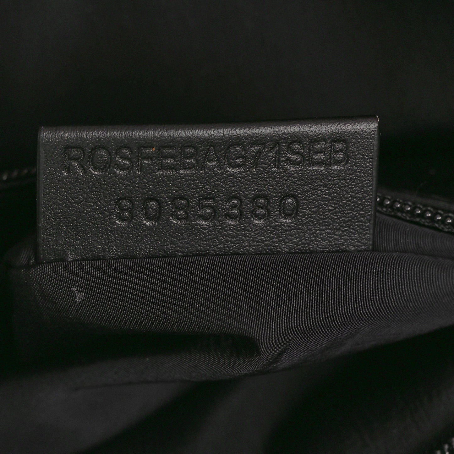 Nylon Jacquard Pocket Crossbody Bag Black Black