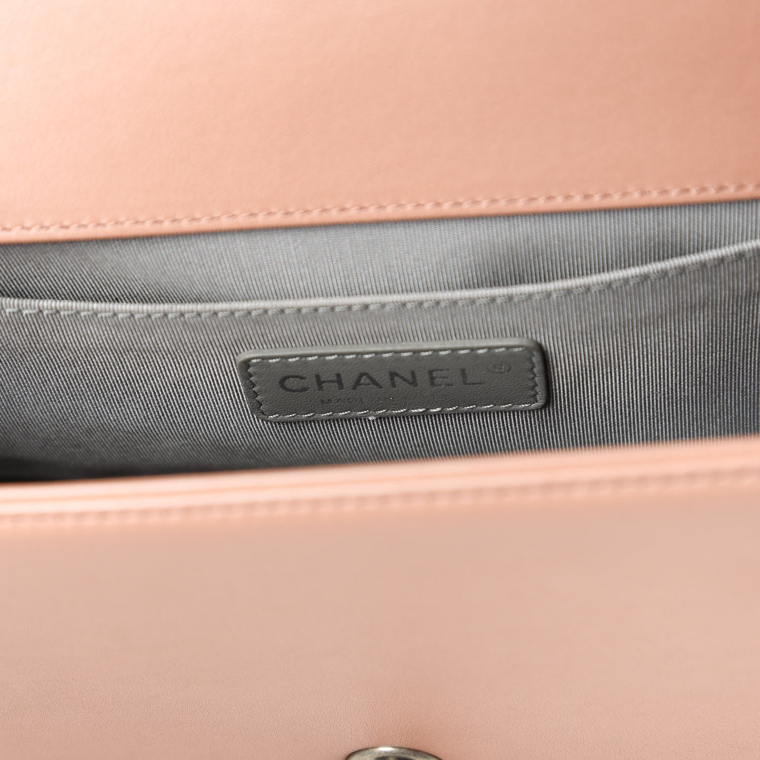 Chanel Lambskin Quilted Medium Boy Flap Light Pink 8 of 10